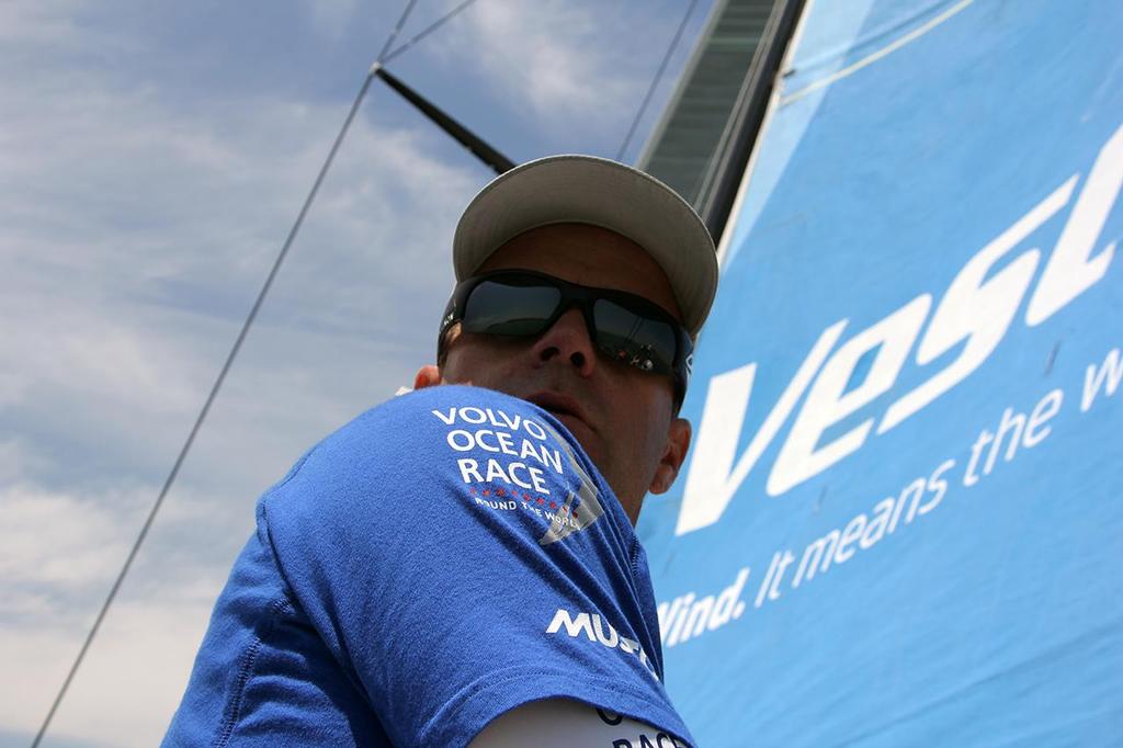 Volvo Ocean Race Lisbon - Team Vestas Wind Chris Nicholson - Volvo Ocean Race 2014-15 © Sail-World.com http://www.sail-world.com